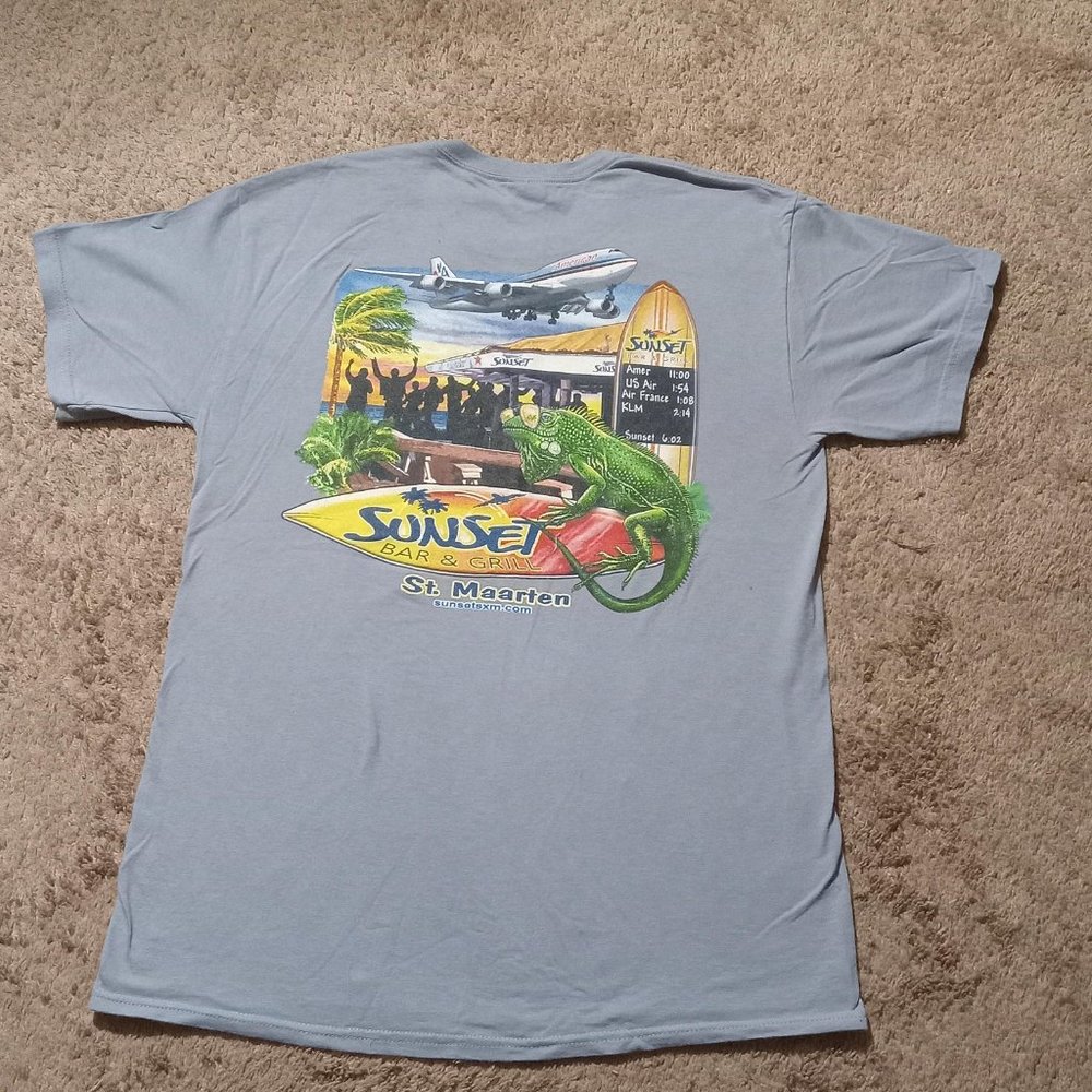 Sunset Bar & Grill.  St. Martin.